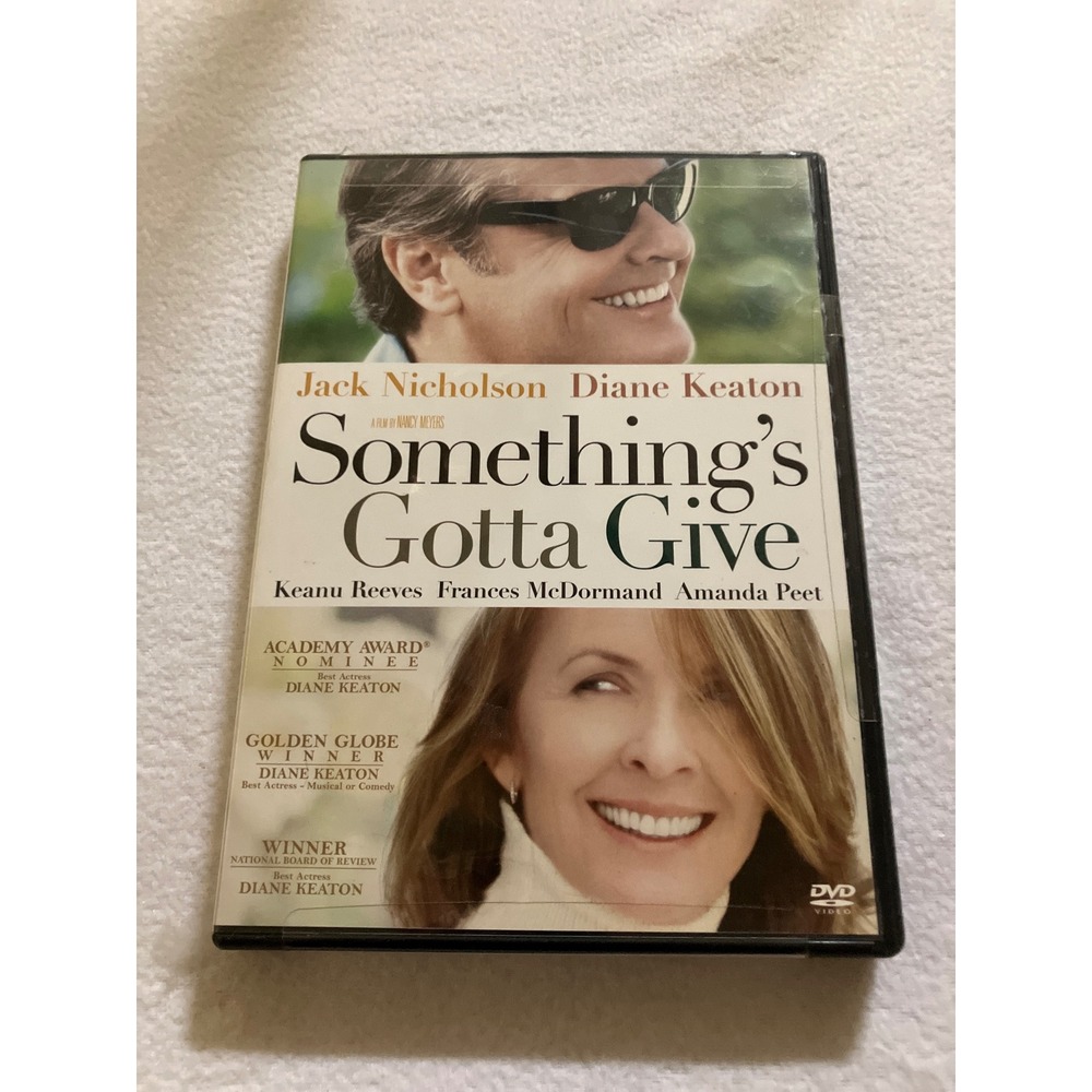 Something's‎ Gotta Give DVD Jack Nicholson Diane Keaton Romantic Comedy